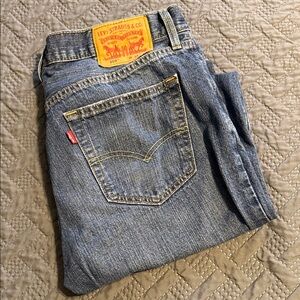 Levi's Blue Straight Fit Jeans